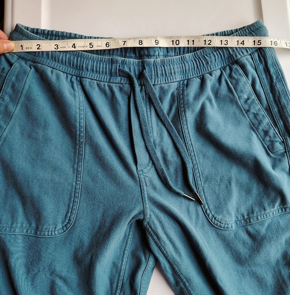 Athleta Farallón Jogger Pants Women's Teal Lace Up Cotton sz M. - Picture 11 of 17